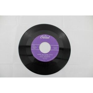Hank Thompson Under the Double Eagle Tears Are Only Rain‎ 45 RPM Capitol F3781